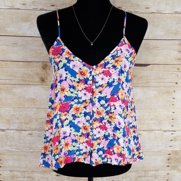Kimchi Blue Tops - Kimchi Blue Urban Outfitters Floral Tank
